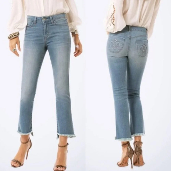SIWY Bellissima Ankle Flare Jean/Ocean Ave. NEW - Size 31 - Picture 1 of 11